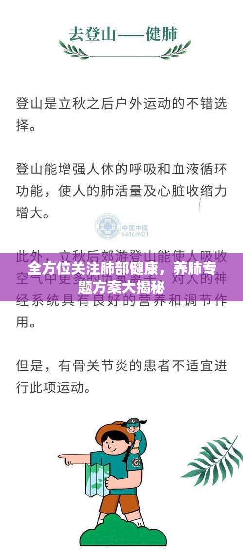 全方位关注肺部健康，养肺专题方案大揭秘