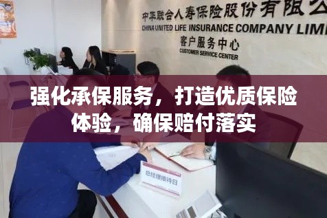 强化承保服务，打造优质保险体验，确保赔付落实