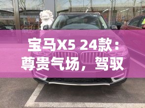 宝马X5 24款：尊贵气场，驾驭未来