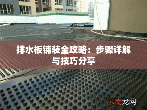 排水板铺装全攻略：步骤详解与技巧分享