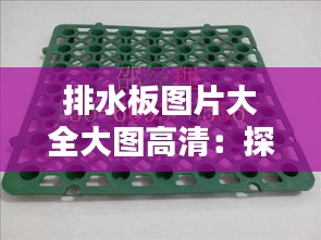 排水板图片大全大图高清：探索现代建筑材料的魅力