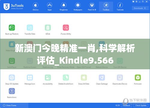 新澳门今晚精准一肖,科学解析评估_Kindle9.566