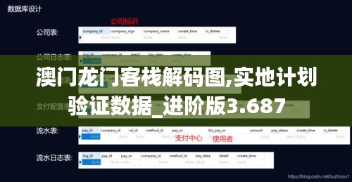 澳门龙门客栈解码图,实地计划验证数据_进阶版3.687