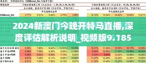 2024新澳门今晚开特马直播,深度评估解析说明_视频版9.185