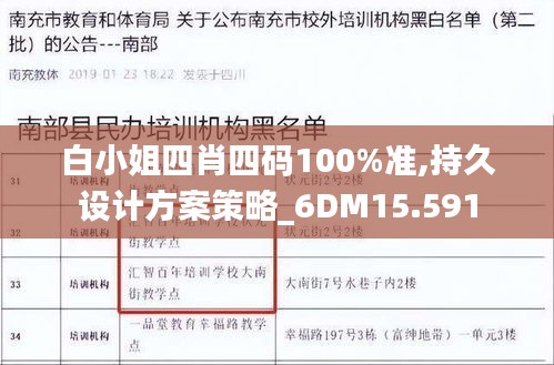 白小姐四肖四码100%准,持久设计方案策略_6DM15.591