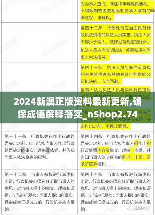 2024新澳正版资料最新更新,确保成语解释落实_nShop2.742