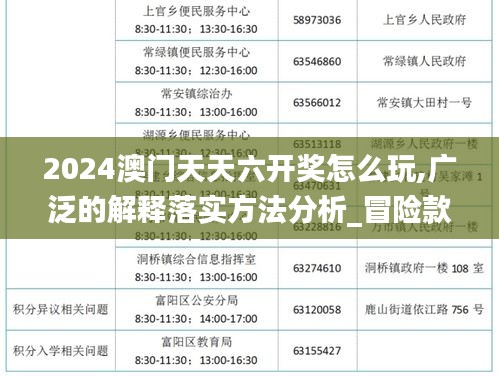 2024澳门天天六开奖怎么玩,广泛的解释落实方法分析_冒险款2.375