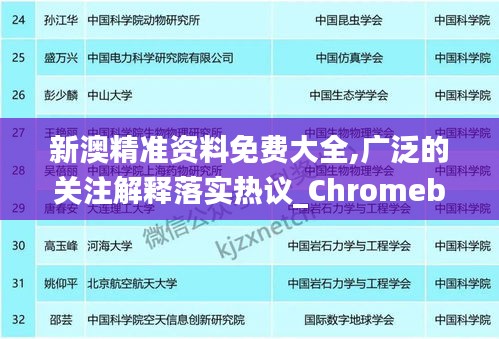 新澳精准资料免费大全,广泛的关注解释落实热议_Chromebook4.205