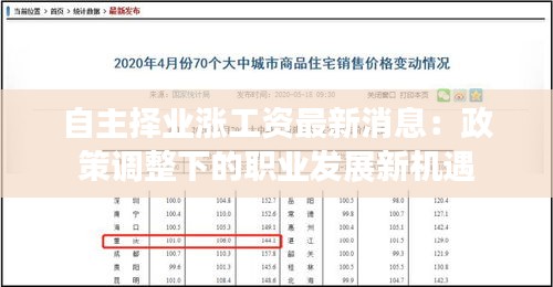 自主择业涨工资最新消息：政策调整下的职业发展新机遇