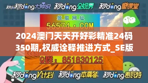 2024澳门天天开好彩精准24码350期,权威诠释推进方式_SE版2.538