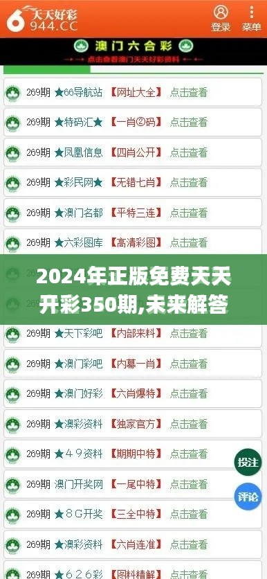 2024年正版免费天天开彩350期,未来解答解释定义_黄金版8.578