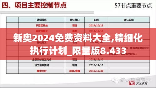 新奥2024免费资料大全,精细化执行计划_限量版8.433