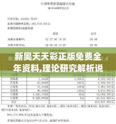 新奥天天彩正版免费全年资料,理论研究解析说明_SP3.291