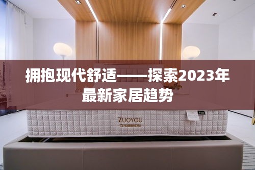 拥抱现代舒适——探索2023年最新家居趋势