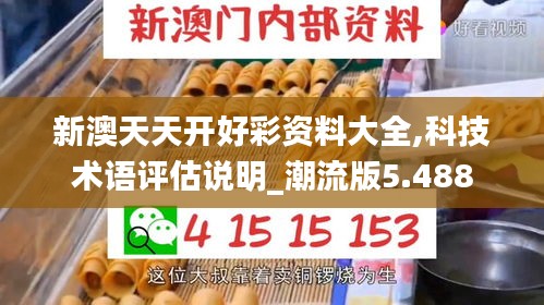 新澳天天开好彩资料大全,科技术语评估说明_潮流版5.488