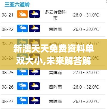 新澳天天免费资料单双大小,未来解答解释定义_XP11.494