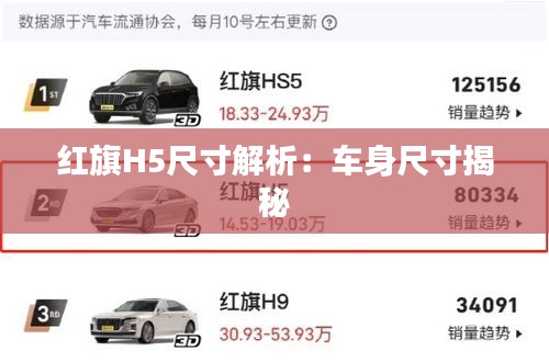 红旗H5尺寸解析：车身尺寸揭秘