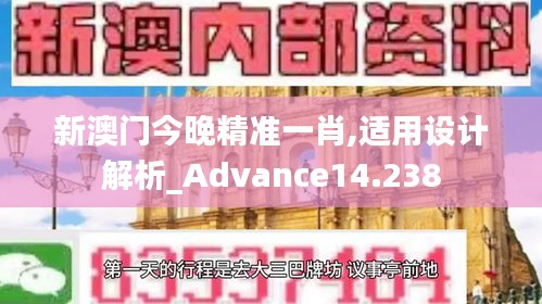 新澳门今晚精准一肖,适用设计解析_Advance14.238