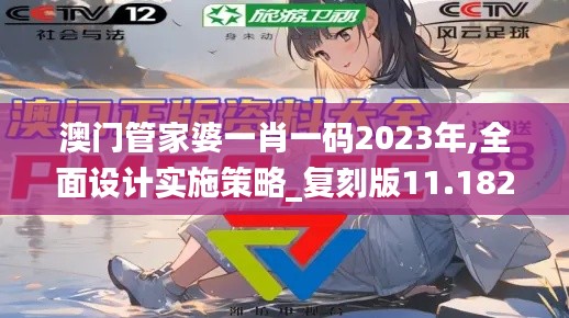 澳门管家婆一肖一码2023年,全面设计实施策略_复刻版11.182