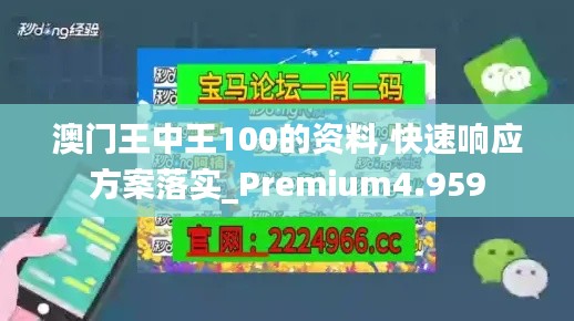 澳门王中王100的资料,快速响应方案落实_Premium4.959