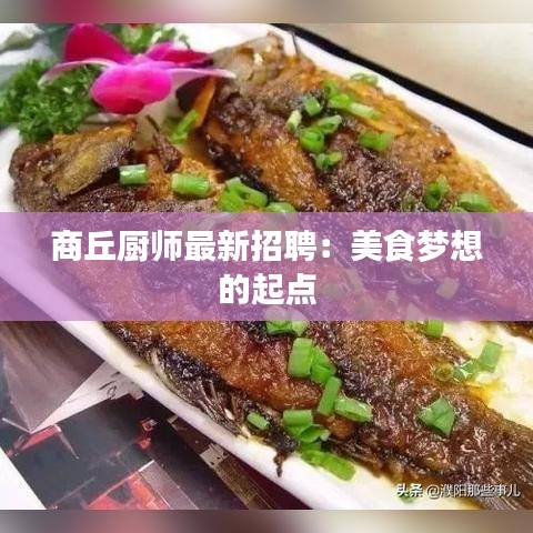 商丘厨师最新招聘：美食梦想的起点