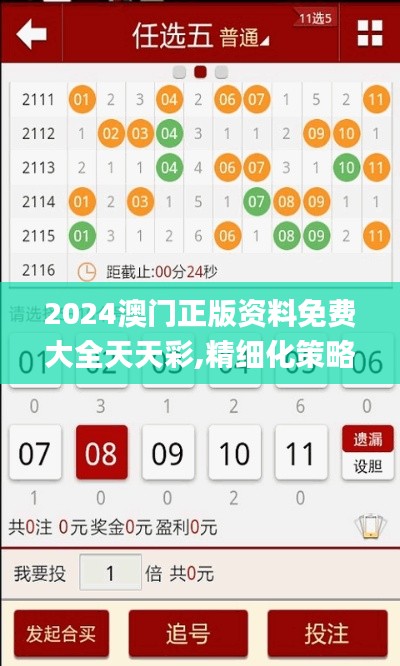 2024澳门正版资料免费大全天天彩,精细化策略探讨_钻石版8.286