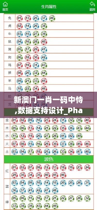 新澳门一肖一码中恃,数据支持设计_Phablet10.977