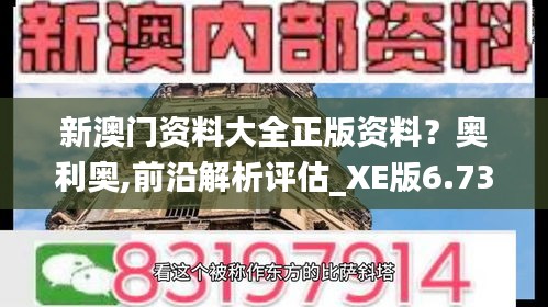 新澳门资料大全正版资料？奥利奥,前沿解析评估_XE版6.736