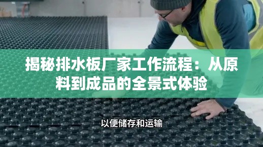 揭秘排水板厂家工作流程：从原料到成品的全景式体验