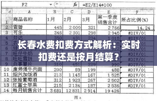 长春水费扣费方式解析：实时扣费还是按月结算？