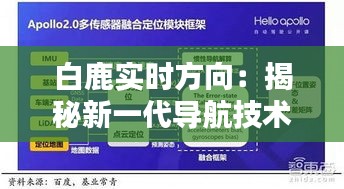 白鹿实时方向：揭秘新一代导航技术的革新之路