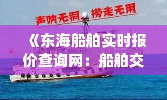 《东海船舶实时报价查询网：船舶交易透明化的新利器》