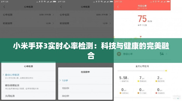 小米手环3实时心率检测：科技与健康的完美融合