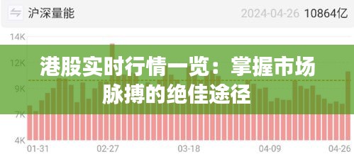 港股实时行情一览：掌握市场脉搏的绝佳途径