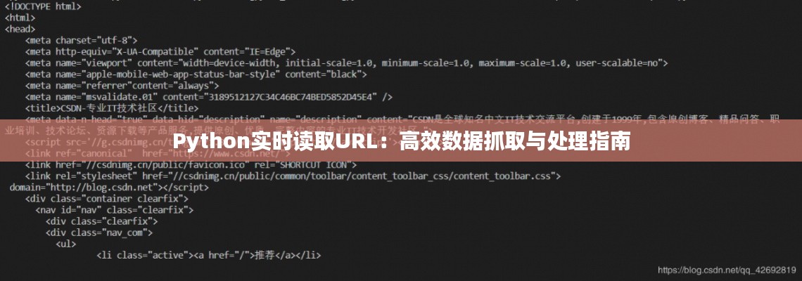 Python实时读取URL：高效数据抓取与处理指南