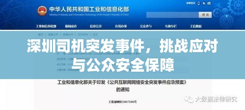 深圳司机突发事件，挑战应对与公众安全保障