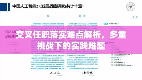 交叉任职落实难点解析，多重挑战下的实践难题