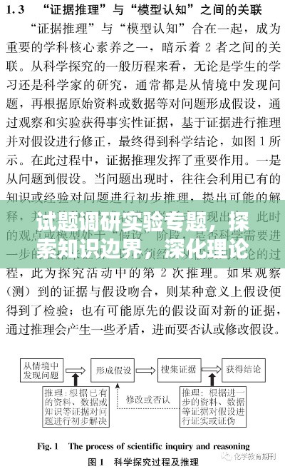 试题调研实验专题，探索知识边界，深化理论与实践融合