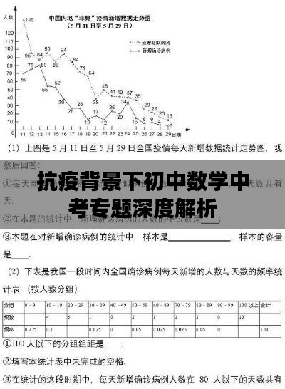 抗疫背景下初中数学中考专题深度解析