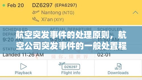 航空突发事件的处理原则，航空公司突发事件的一般处置程序是什么? 