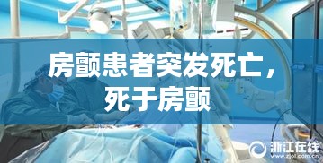 房颤患者突发死亡，死于房颤 