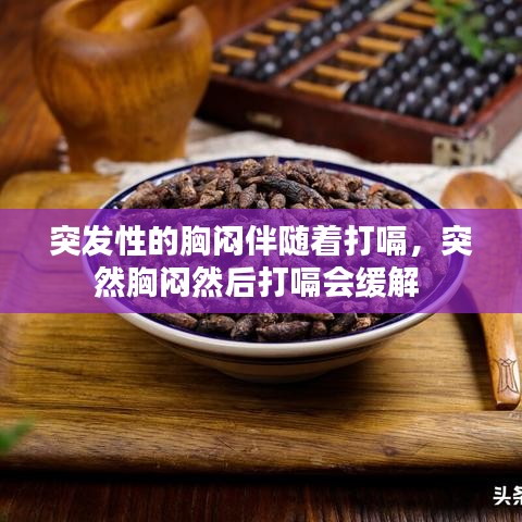 突发性的胸闷伴随着打嗝，突然胸闷然后打嗝会缓解 