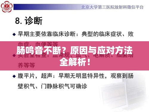 肠鸣音不断？原因与应对方法全解析！