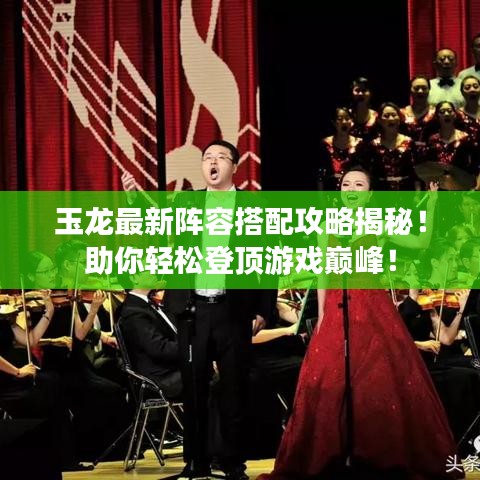 玉龙最新阵容搭配攻略揭秘！助你轻松登顶游戏巅峰！