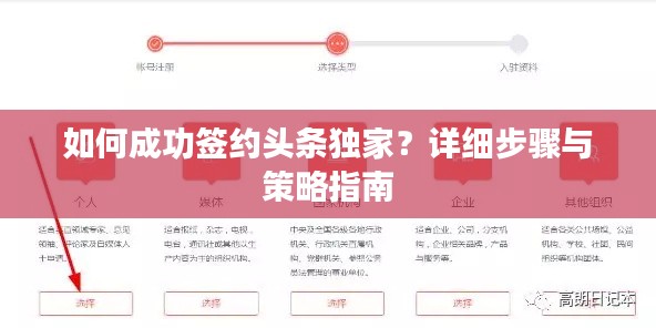 如何成功签约头条独家？详细步骤与策略指南