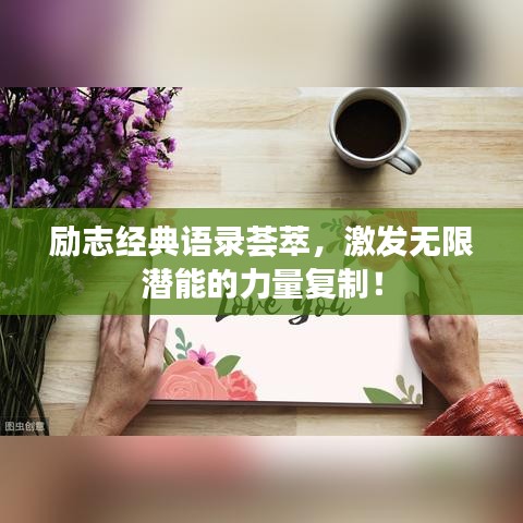 励志经典语录荟萃，激发无限潜能的力量复制！