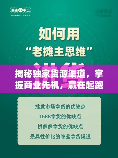 揭秘独家货源渠道，掌握商业先机，赢在起跑线！