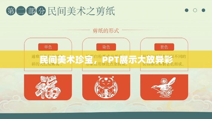 民间美术珍宝，PPT展示大放异彩