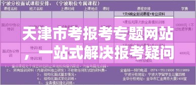 天津市考报考专题网站，一站式解决报考疑问，轻松备考！