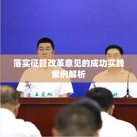 落实征管改革意见的成功实践案例解析